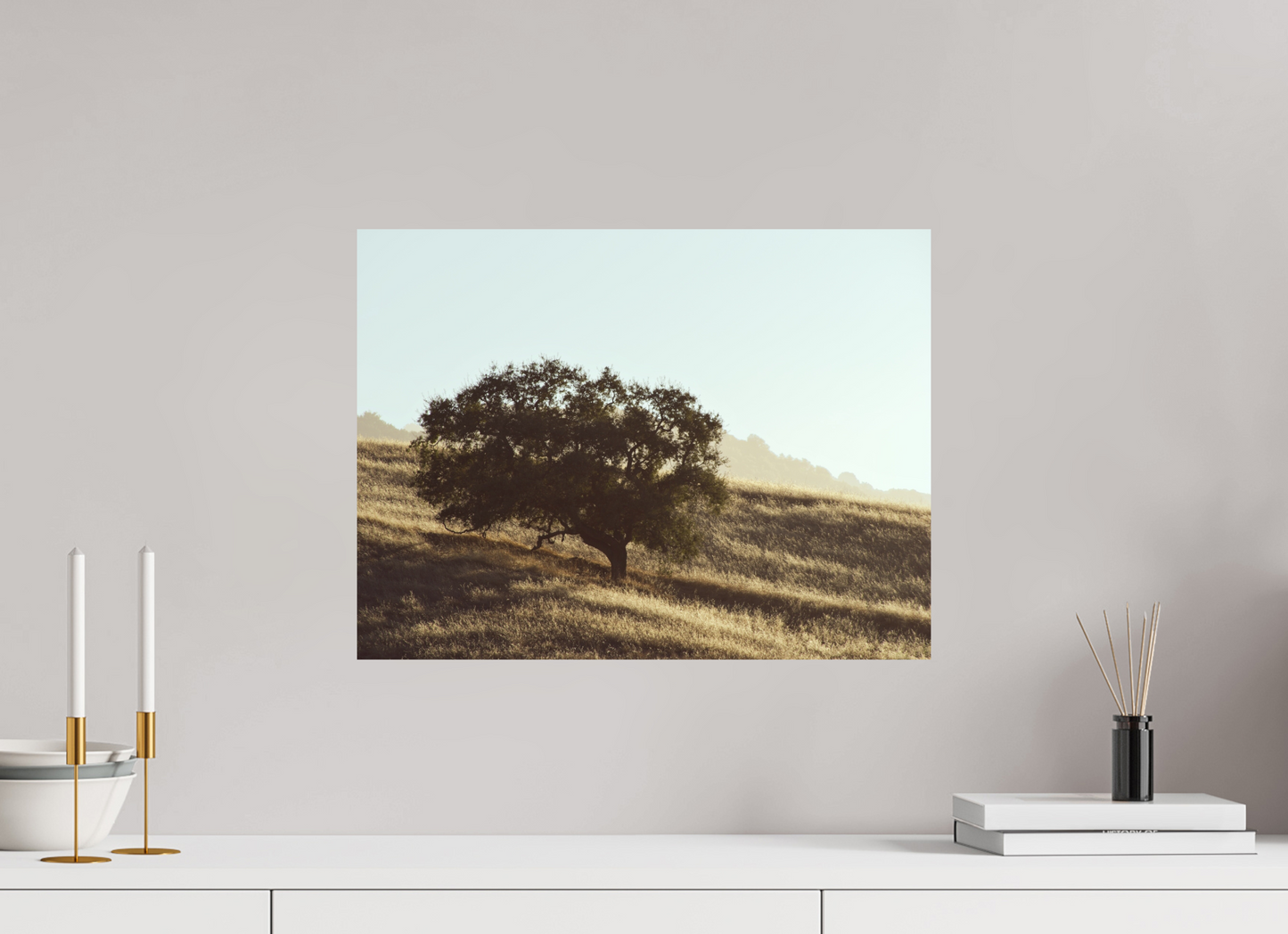 20 x 15″, Photo Print On Fuji Crystal DP II Hillside Tree