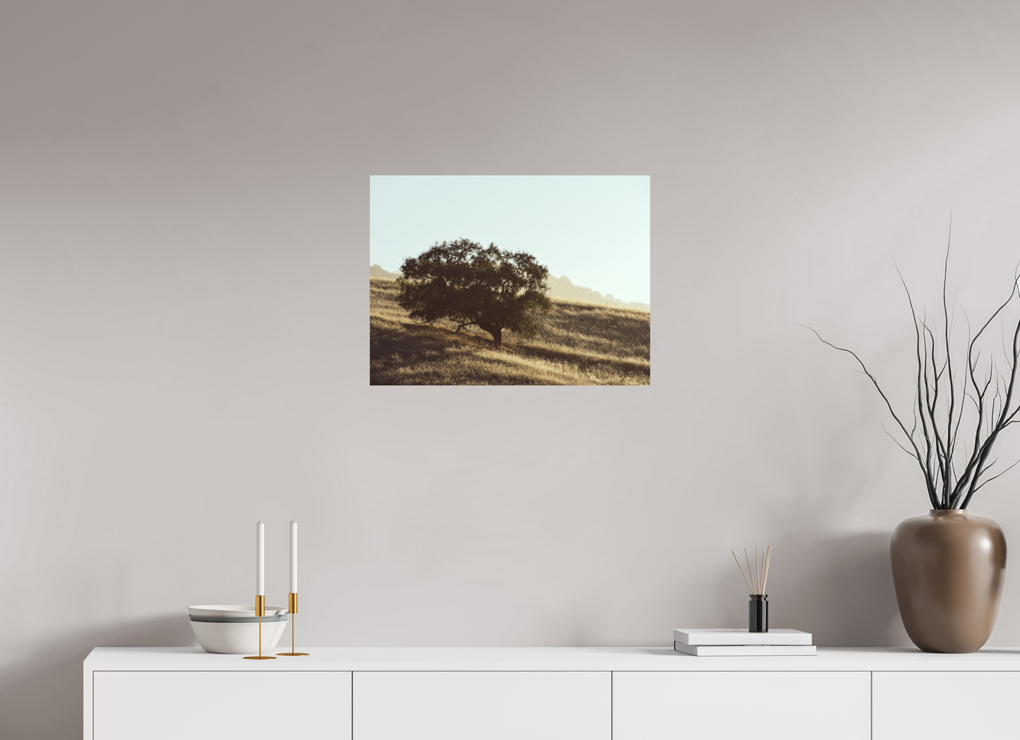 24 x 18″, Photo Print On Fuji Crystal DP II Hillside Tree